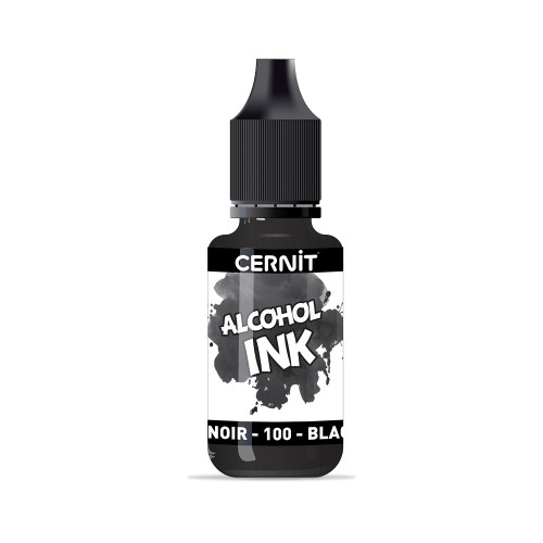 Tinta de alcohol Cernit n°100 - Negro x20ml