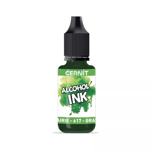 Tinta de alcohol Cernit n°617 - Verde pradera x20ml