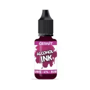 Tinta de alcohol Cernit n°474 - Rubí x20ml