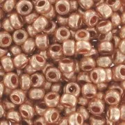 Cuentas de Rocalla Preciosa 9/0, 2,5 mm - Terra Metálico - Dorado cobrizo x 20 g