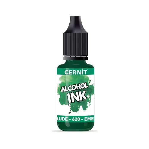 Tinta de alcohol Cernit n°620 - Verde Esmeralda x20ml