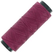 Hilo plano de poliéster encerado - Cordón para micro macramé 0,8 mm - Magenta x100m