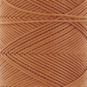 Hilo plano de poliéster encerado - Slam Cord para micro macramé 0,8 mm - Mocca x100m