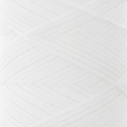 Hilo plano de poliéster encerado - Cordón para micro macramé 1 mm - Blanco x100m