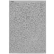 Hoja de textura Moiko para arcilla polimérica 97x68 mm - patrón Helleborus 17.22 x1