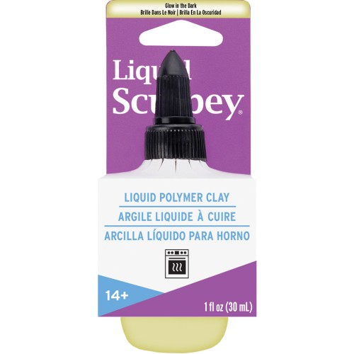 Arcilla líquida Sculpey - Arcilla líquida de cocción - Luminiscente x30ml