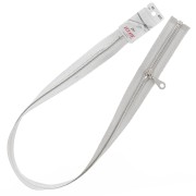 Cierre cremallera lurex Z94 - espiral separable 60 cm - Plata x1