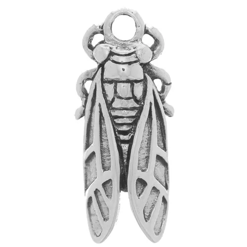 Colgante Cigarra 19x8 mm - Plata 925 x1