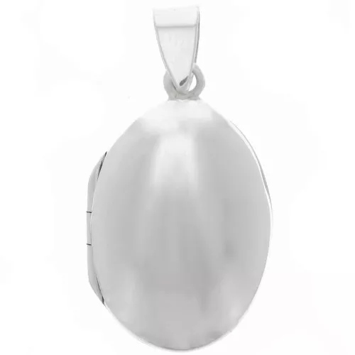 Colgante portafotos ovalado 24x15,5 mm - Plata 925 x1