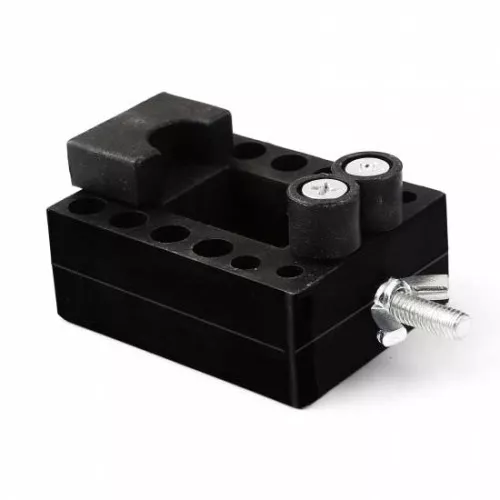 Mini abrazadera de plástico 65x49,5 mm - Negra x1
