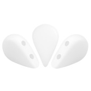 Cuentas de vidrio Amos® by Puca® 5x8 mm - Opaque White Mat x10g|raw }}