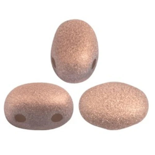 Cuentas de vidrio Samos® by Puca® 7x5 mm - Full Capri Gold Mat x10g