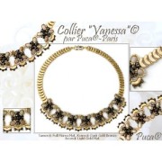 Cuentas de vidrio Samos® by Puca® 7x5 mm - Full Capri Gold Mat x10g