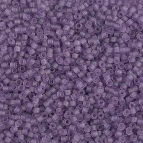 Miyuki Delica 11/0 DB1265 - Transparent Light Amethyst Mat x8g