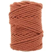Canela - Bobine de cordon en coton pour macramé 5 mm - Cannelle x50m Bobine de cordon en coton pour macramé 5 mm - Cannelle x50m
