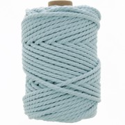 Bobina de cordón de algodón para macramé de 5 mm - Celeste x50m|raw }}