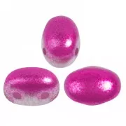 Cuentas de vidrio Samos® by Puca® 7x5 mm - Ice Slushy Strawberry x10g