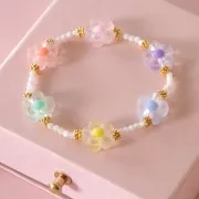 Cuentas redondas de nácar 2,5 mm - Blanco x37cm