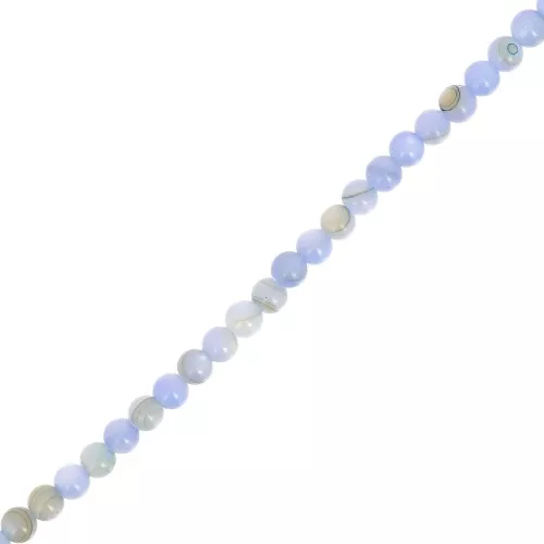 Cuentas redondas de nácar 2,5 mm - Azul x38cm