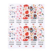 Gracias por su pedido Hojas de etiquetas autoadhesivas de 7x2 cm - Ábreme x100|raw }}