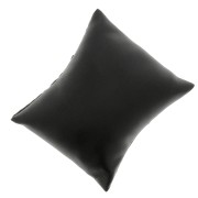 Almohadilla para pulseras y relojes - Imitación de cuero - Negro x1