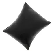 Almohadilla para pulseras y relojes - Imitación de cuero - Negro x1