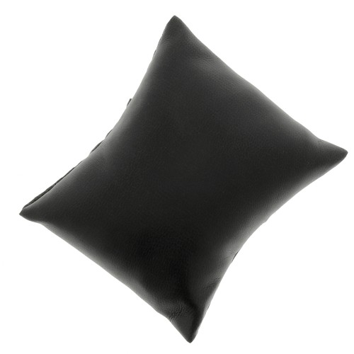Almohadilla para pulseras y relojes - Imitación de cuero - Negro x1