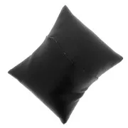 Almohadilla para pulseras y relojes - Imitación de cuero - Negro x1