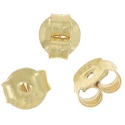 Empujador - Empujador para Pendientes 4x3.5 mm - Plata 925 ORO x6|raw }}