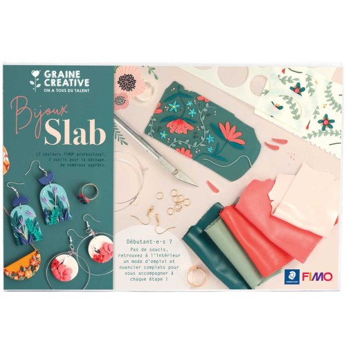 Kit de modelado de Fimo - Joyería de losa - Creación de joyas con la técnica de losa