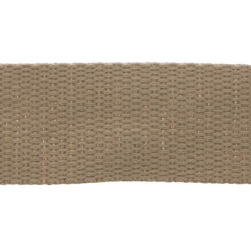 Cinta metálica de 30 mm de ancho - Arena - Dorado x1m