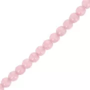 Cuentas checas de vidrio reciclado 3mm - Alabaster Pink Taupe x50