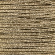 Soutache de Luxor de 3 mm hecho en Italia - Marrón - Dorado x1m