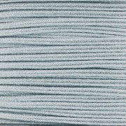 Soutache Luxor fabricación Italiana 3 mm hecho en Italia - Azul hielo - Plata x1m