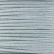 Soutache Luxor fabricación Italiana 3 mm hecho en Italia - Azul hielo - Plata x1m