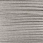 Trenza Luxor de fabricación italiana 3 mm - Marrón claro - Plata x1m