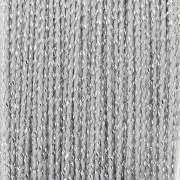 Carrete de hilo italiano Luxor 0,5 mm - Blanco - Plata x50m