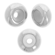 Cuenta pasante de 9 mm con orificio de 3 mm - Acero inoxidable 316 x1