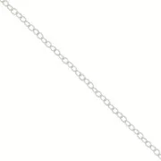 Cadena Forçat 1,65 mm - Plateada x50cm