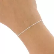 Cadena Forçat 1,65 mm - Plateada x50cm