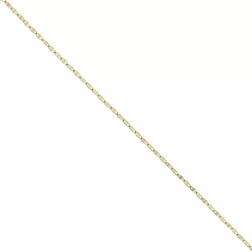 Cadena de malla de fantasía 2 mm - Acero inoxidable 304L oro x99cm