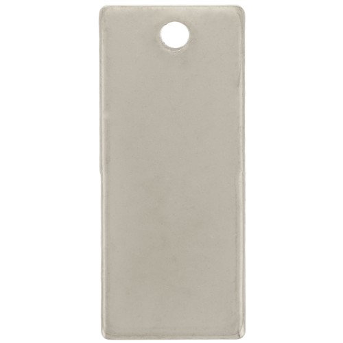 Colgante rectángulo 21x9 mm - Acero inoxidable 304 x1