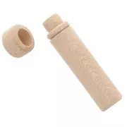 Portabrocas - agujas 60x13,5 mm en madera bruta x2