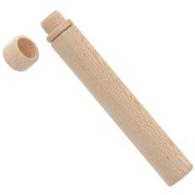 Estuches de agujas de madera bruta de 91x13,5 mm x2