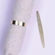 Anillo para dar forma y personalizar 42x4 mm - Latón x1
