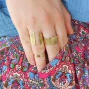 Anillo para dar forma y personalizar 42x4 mm - Latón x1