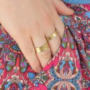 Anillo para dar forma y personalizar 49x7 mm - Latón x1