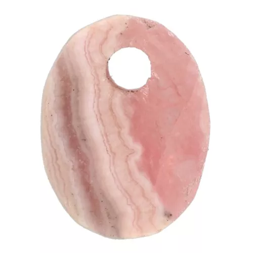Dije de piedra ovalada de 8x6mm - Rodocrosita x1