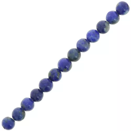 Cuentas redondas de 3 mm de piedra preciosa - Lapislázuli x25
