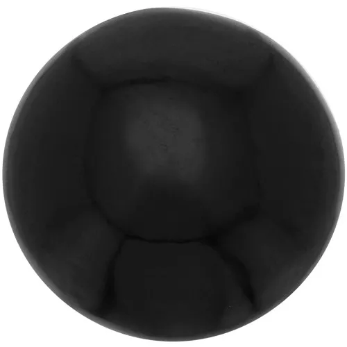 Cabujón redondo de 12 mm de piedra preciosa - Espinela negra x1